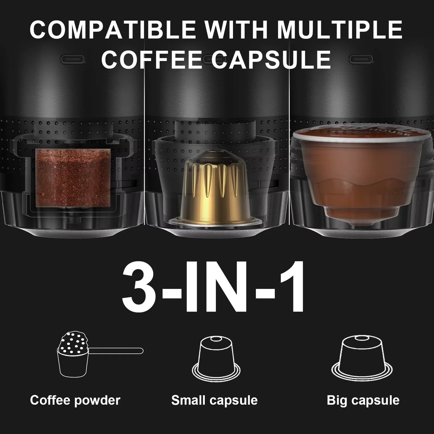 Wireless Electric Portable Coffee Machine